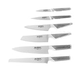 Global Kabuto Knife 7pcs Block Set - Black