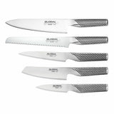 Knife Block Set - Global UKU Walnut (6 Piece)