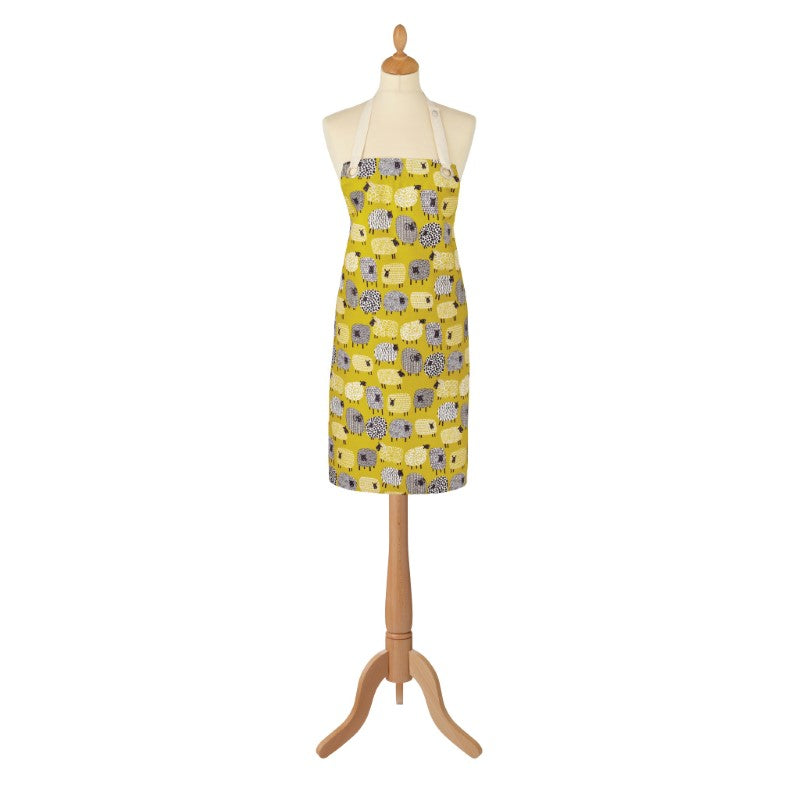 Ulster Weavers Biodegradable Oil Cloth Apron Dotty Sheep