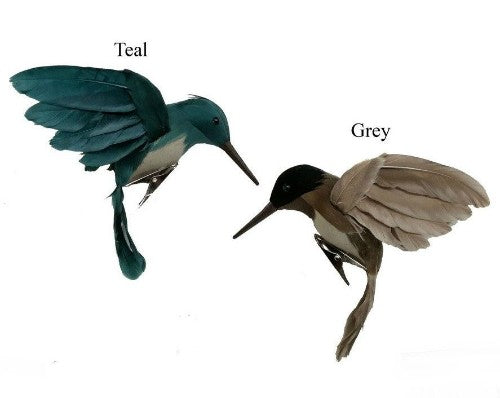 Ornament - Hummingbird with Clip (Grey)