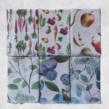 Printed Kitchen Towel - Green Leaves - BAKSANA