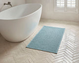 Double Bath Mat - Nova Plush Baltic Green (60 x 120cm) - BAKSANA