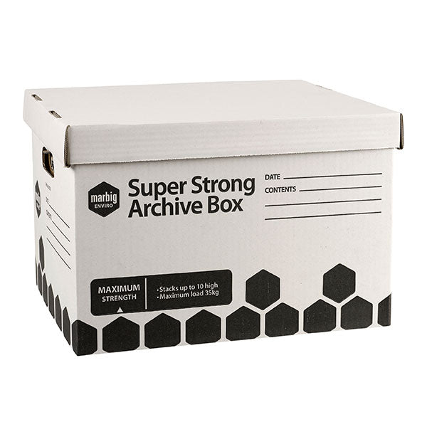 Marbig Archive Box Super Strong - Pack of 12