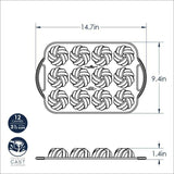 Nordic Ware 75th Anniversary Braided Mini Bundt® Pan