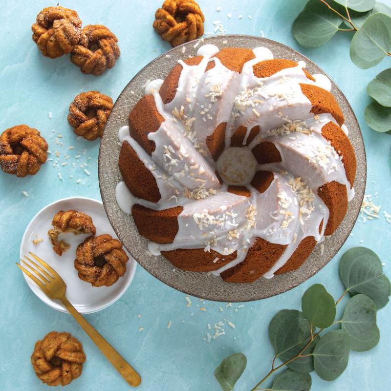 Nordic Ware 75th Anniversary Braided Mini Bundt® Pan