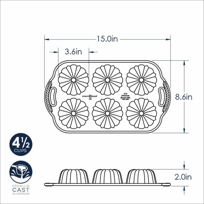 Nordic Ware Anniversary Bundtlette®