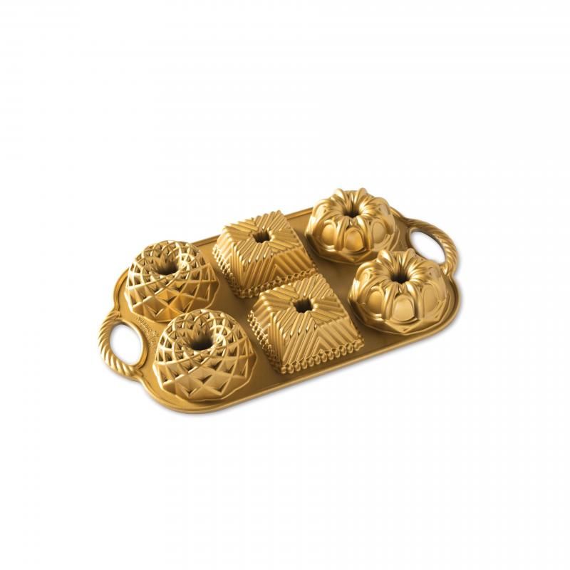 Nordic Ware Geo Bundtlette Pan | 30x18.5x3.5cm