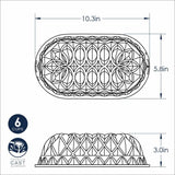 Nordic Ware Jubilee Loaf Pan | 26x15x7.5cm