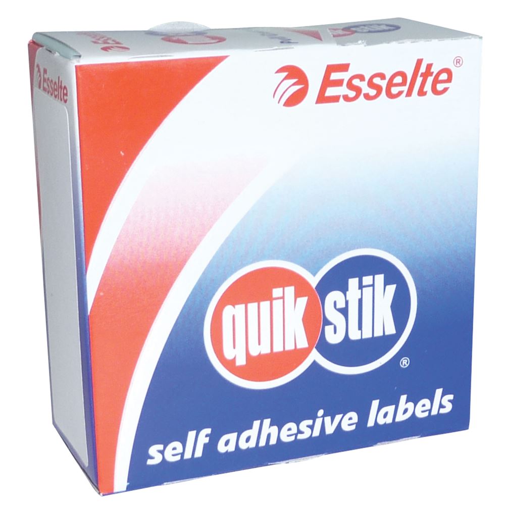 Quikstik Label Dispenser Rectangle 29x76mm White 180 Labels