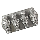 Nordic Ware Nutcracker Cakelet Pan | Sparkling Silver