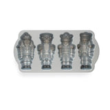 Nordic Ware Nutcracker Cakelet Pan | Sparkling Silver