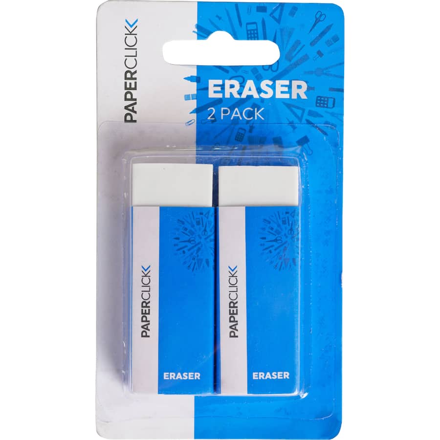 Paperclick Eraser  2pack