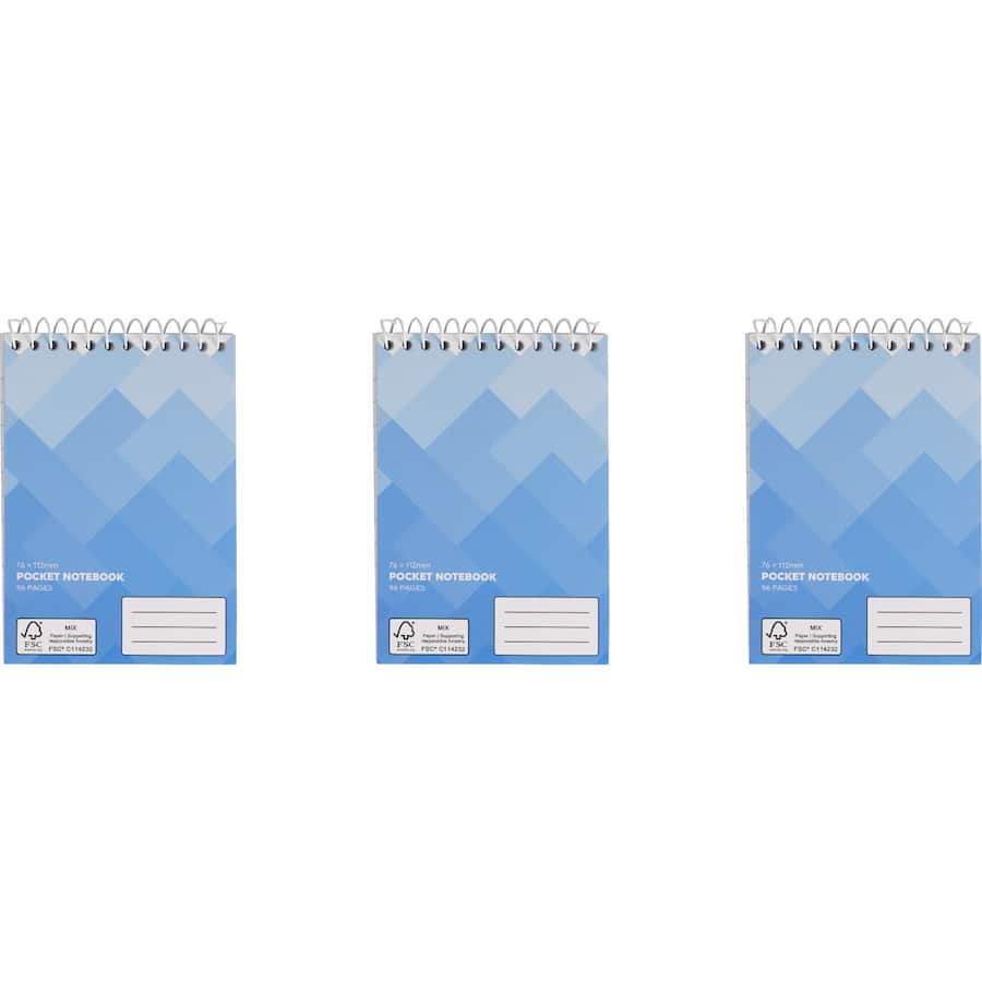 Paperclick Notebook 96 Page 3pack