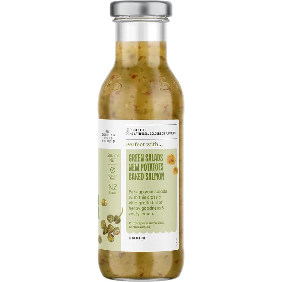 Barkers Mustard & Herb Dressing  280mL