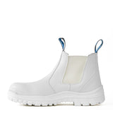 Safety Boot Bata Hercules - White Rambler Slip On  (Size: 6)