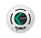 6.5IN WHITE 150W COAXIAL MARINE SPEAKER - PAIR - KICKER