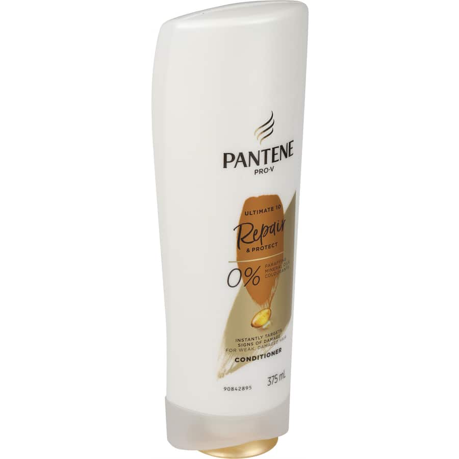 Pantene Pro-v Ultimate 10 Repair & Protect Conditioner For Damaged Hair 375mL