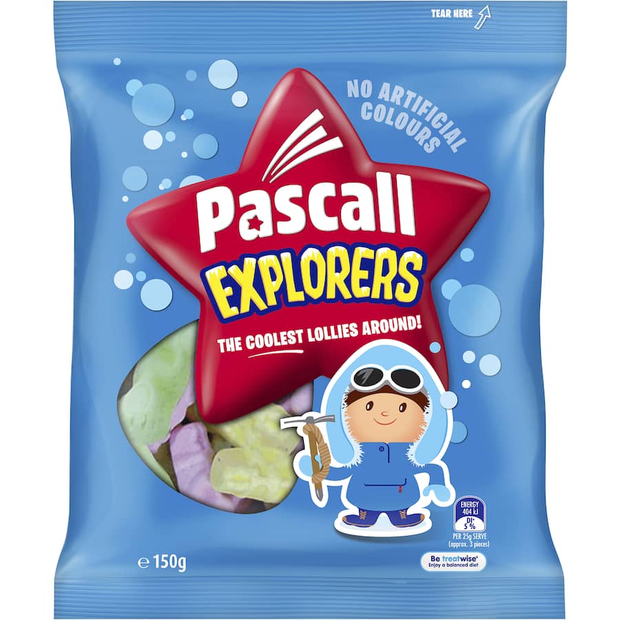 Pascall Lollies Explorers 150g