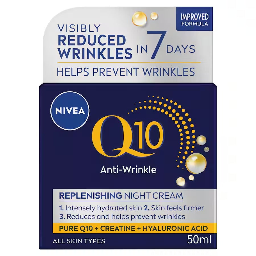 Nivea Q10 Power Night Cream Anti-wrinkle + Firming 50mL