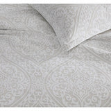 Private Collection Arlet Jacquard Quilt / Duvet Set | Queen Bed | Stone