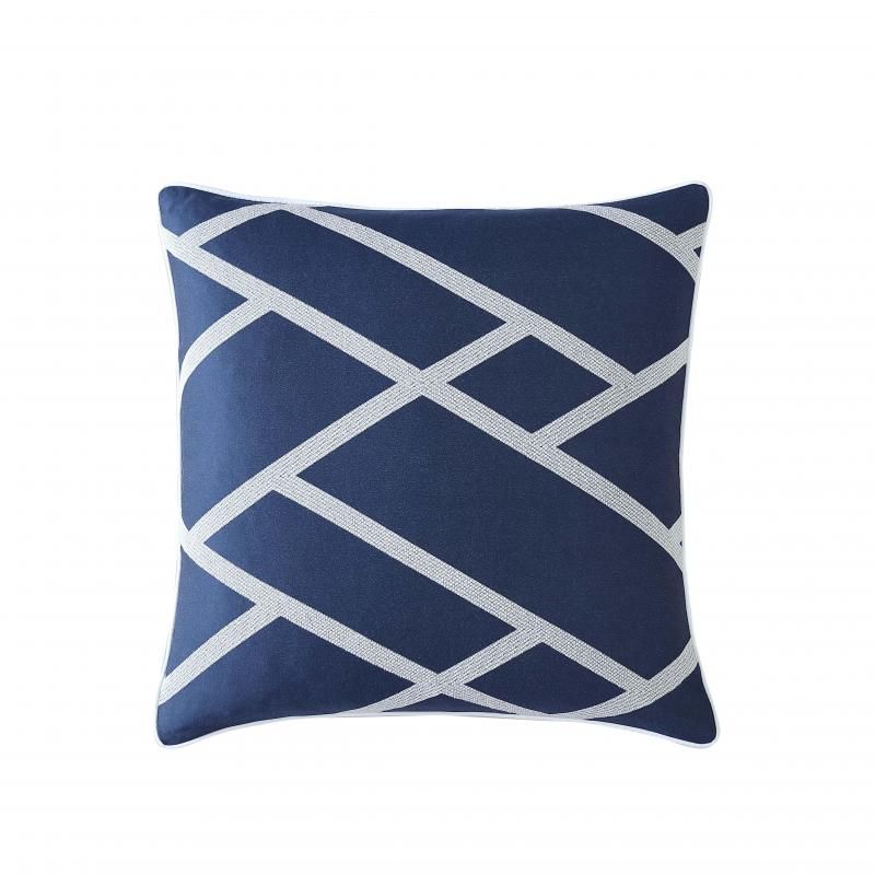 Private Collection Kennedy Jacquard European Pillowcase | Navy