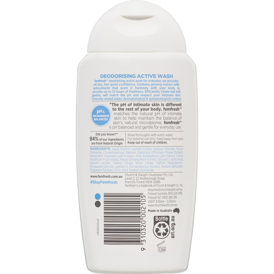 Femfresh Deodorising Wash  250mL