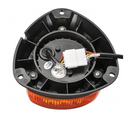 AEROTECH SHORT AMBER LED STROBE FLANGE BASE