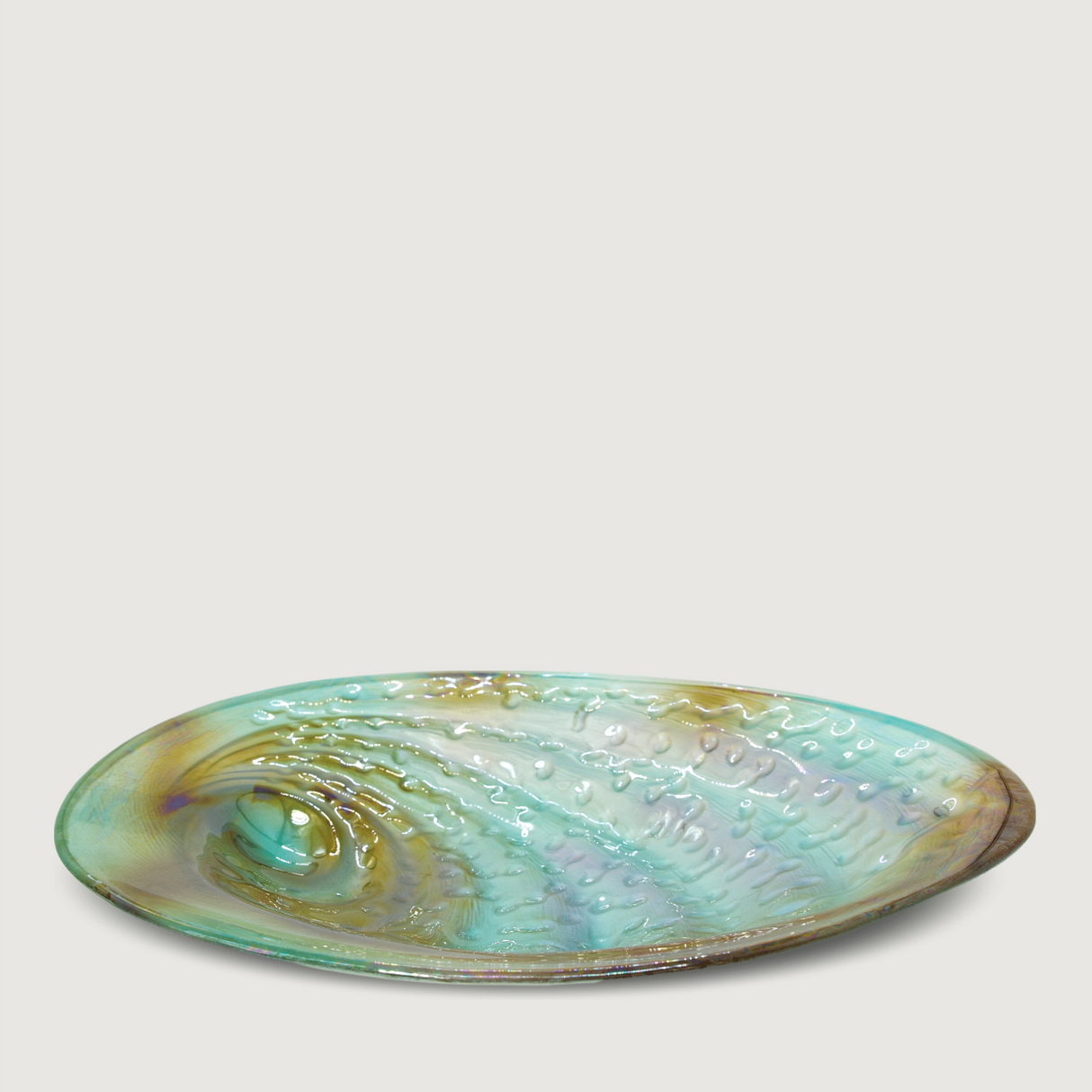 Moana Road - Glass Paua Bowls (M / 32cm) - Set of 4