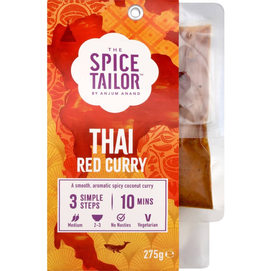 The Spice Tailor Sauce Kit Thai Red Curry Packet 275g