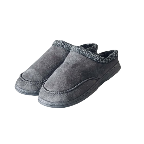 Mens Slippers Dark Grey  Extra Large (Size 13-14)