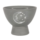 Moon Grey Terracotta Smudge Bowl