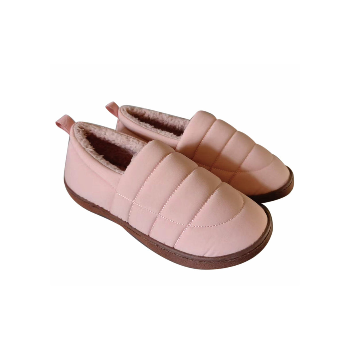 Womens Slippers Dusty Pink Full Small (Size 5 - 6)