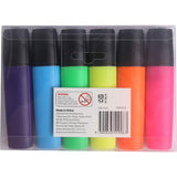 Paperclick Highlighters Assorted 6pack