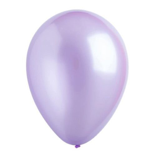 Bulk pack of 200 Metallic Lavender latex balloons, ideal for vibrant celebrations and elegant décor at any event.