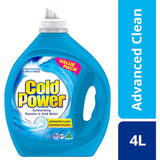 Cold Power Advanced Clean Laundry Detergent Liquid  - 4L