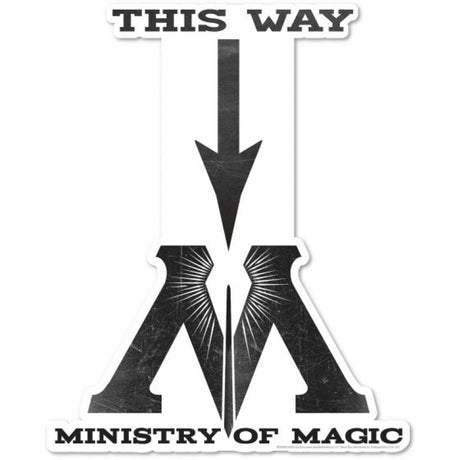 Harry Potter decal featuring iconic characters and symbols, perfect for decorating any space with a magical touch.