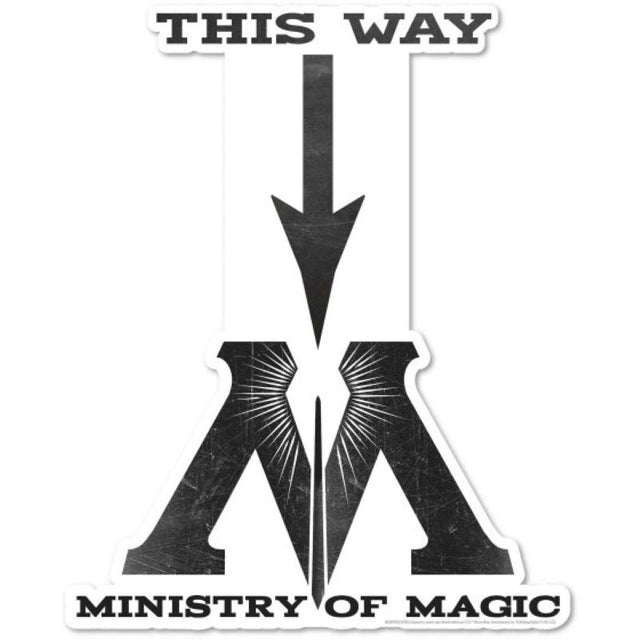 Harry Potter decal featuring iconic characters and symbols, perfect for decorating any space with a magical touch.