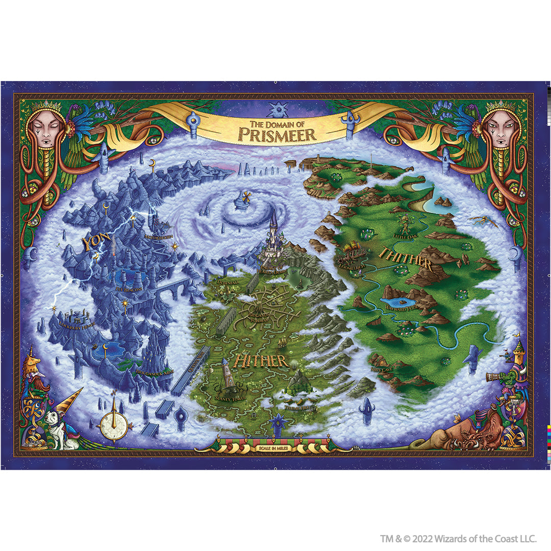 D&D Icons of the Realms The Domain of Prismeer and The Witchlight Carnival Wall