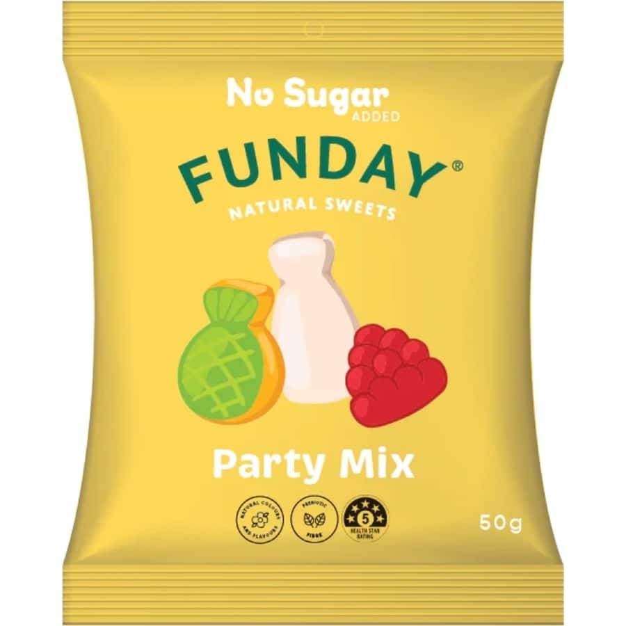 Funday Gummies Party Mix No Sugar 50g