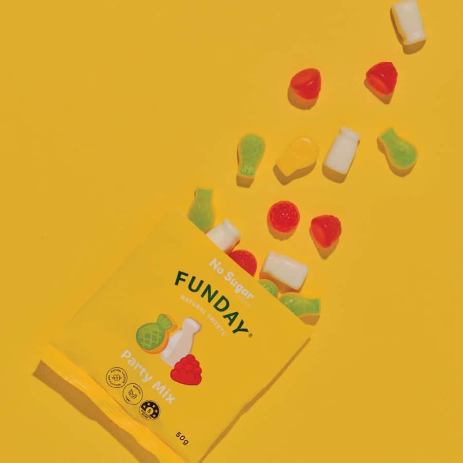 Funday Gummies Party Mix No Sugar 50g
