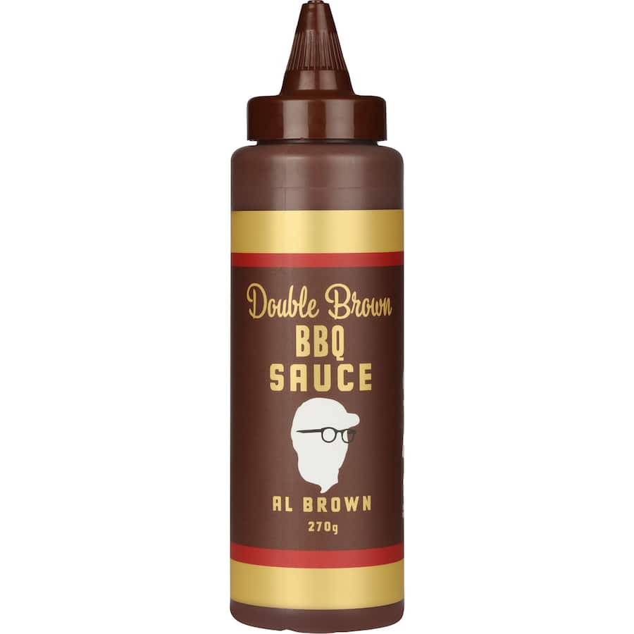 Al Brown Bbq Sauce Double Brown Bottle 270g