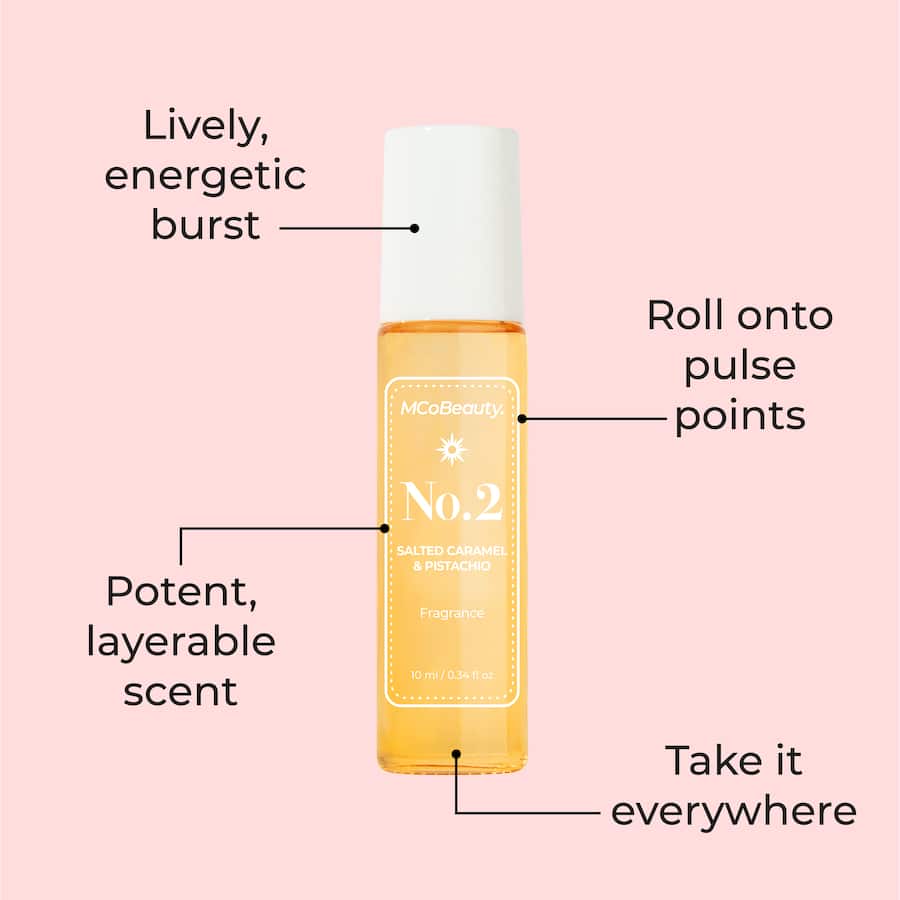 Mcobeauty Fragrance Roll On No.2 Salted Caramel & Pistachio 10mL