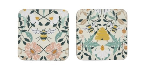 Ulster Weavers Bee Bloom Coaster Pk4