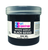 AS ARTISTS GESSO 500ML BLACK