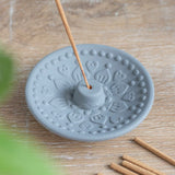 Terracotta Mandala Incense Plate