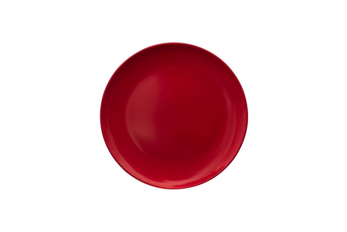 Serroni Melamine Plate 20cm Red