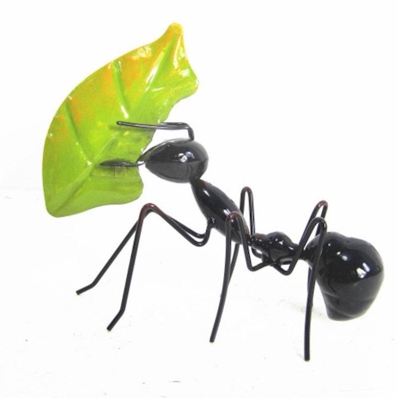 Ant Holding Leaf - Metal free standing