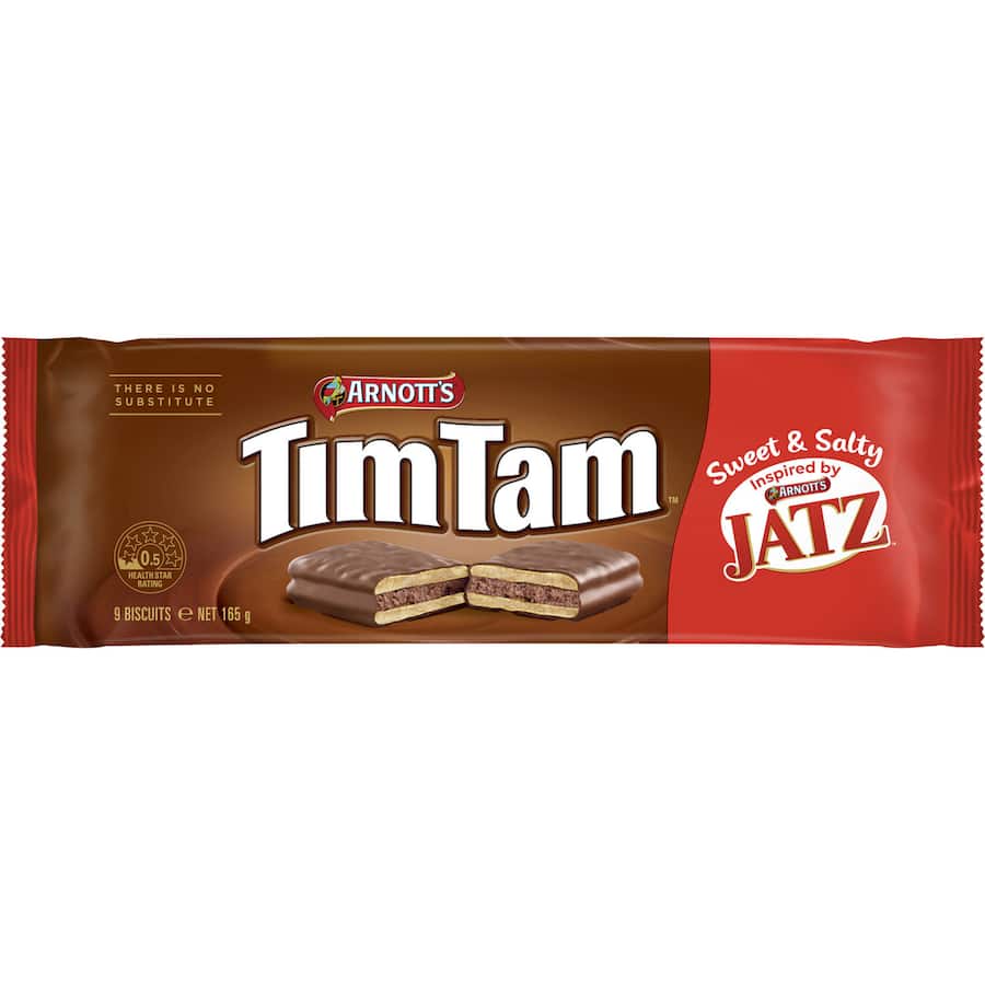 Arnotts Tim Tam Chocolate Biscuits Jatz 165g