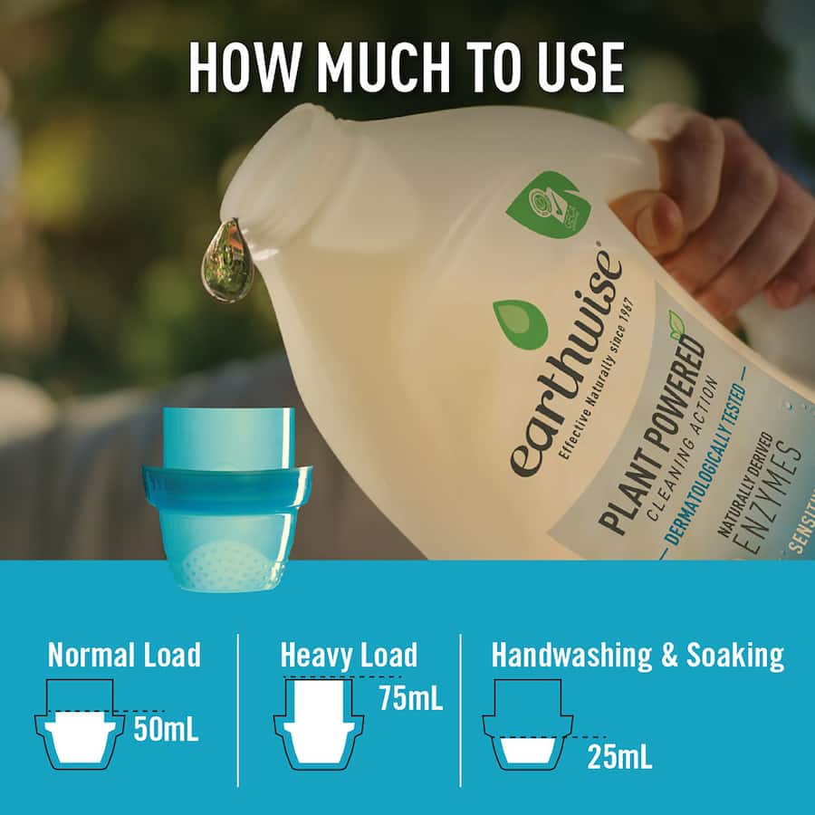 Earthwise Laundry Liquid Fragrance Free 2L