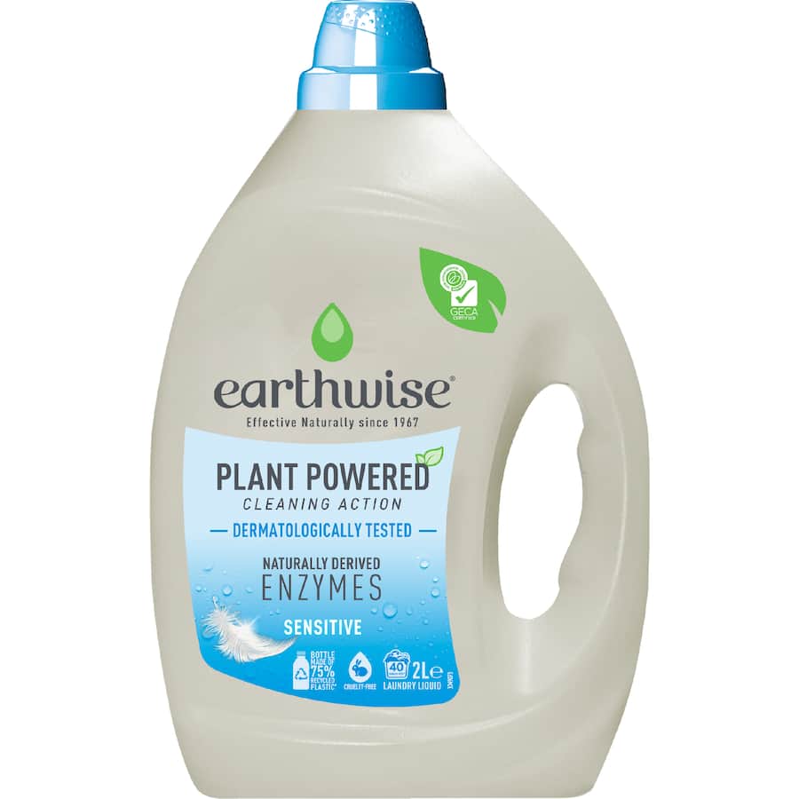Earthwise Laundry Liquid Fragrance Free 2L